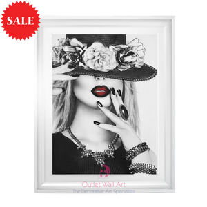 Milan Pose 1 choice of frames Frame 95cm x 75cm - Outlet Wall Art