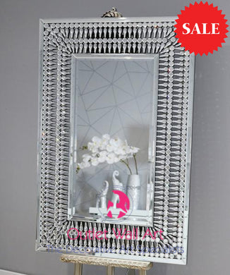 Teardrop Rectangular Wall Mirror Mirror