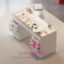 Toulouse 13 Draw Hollywood Dressing Table 150cm & Hollywood Mirror furniture