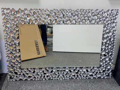Jewel Glitz Rectangle Wall Mirror