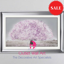Blossom Tree Blush Pink Wall Art 114Cm X 75Cm Steel Scoop Frame Art