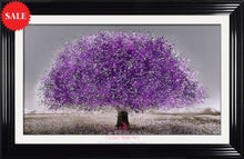 Blossom Tree Violet Wall Art 114cm x 75cm - Outlet Wall Art
