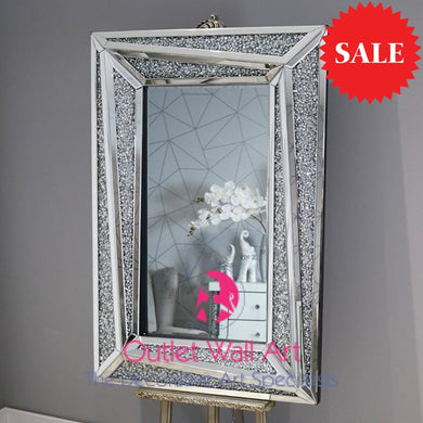 Diamond Crush Alexa Wall Mirror Mirror