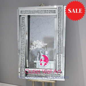 Diamond Crush Twist Wall Mirror Mirror