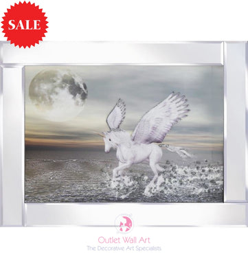 Flying Horse Sparkle Art - Outlet Wall Art