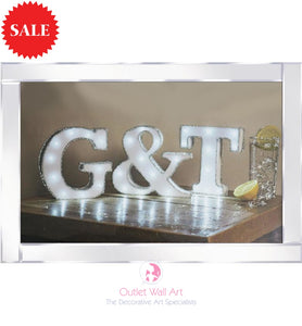 Gin & Tonic Sparkle Art - Outlet Wall Art
