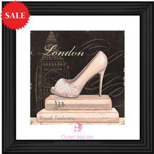 Glamour Shoe London 55cm x 55cm - Outlet Wall Art