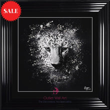 Leopard Pose Wall Art 75cm x 75cm - Outlet Wall Art