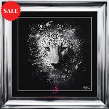 Leopard Pose Wall Art 75cm x 75cm - Outlet Wall Art