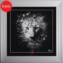 Leopard Pose Wall Art 75cm x 75cm - Outlet Wall Art