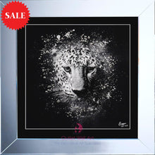 Leopard Pose Wall Art 75cm x 75cm - Outlet Wall Art