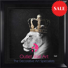 Lion Queen Wall Art 115cm x 115cm - Outlet Wall Art