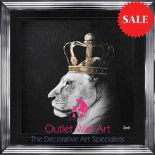 Lion Queen Wall Art 115cm x 115cm - Outlet Wall Art