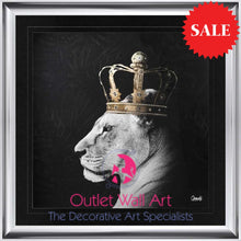 Lion Queen Wall Art 115cm x 115cm - Outlet Wall Art