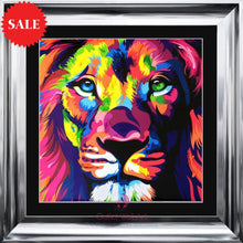 Lion Wall Art 75cm x 75cm - Outlet Wall Art