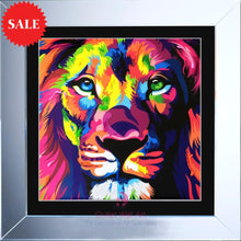 Lion Wall Art 75cm x 75cm - Outlet Wall Art