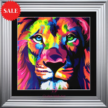 Lion Wall Art 75cm x 75cm - Outlet Wall Art