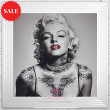 Marilyn Monroe Tattoo wall art size 75cm x 75cm - Outlet Wall Art