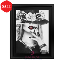 Milan Pose 1 choice of frames Frame 95cm x 75cm - Outlet Wall Art