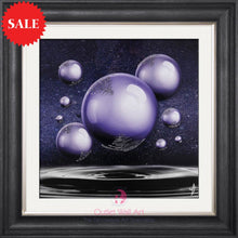 Orbs UV Liquid Glitter Sparkle Wall Art 75cm x 75cm - Outlet Wall Art