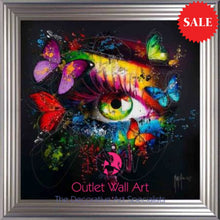 Patrice Murciano Butterfly Eye Glitter Wall Art - Outlet Wall Art