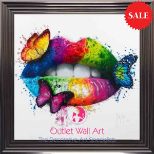 Patrice Murciano Butterfly Kiss Wall Art - Outlet Wall Art