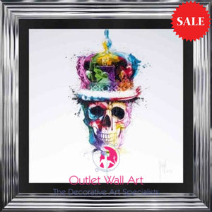 Patrice Murciano Crown Skull wall art - Outlet Wall Art