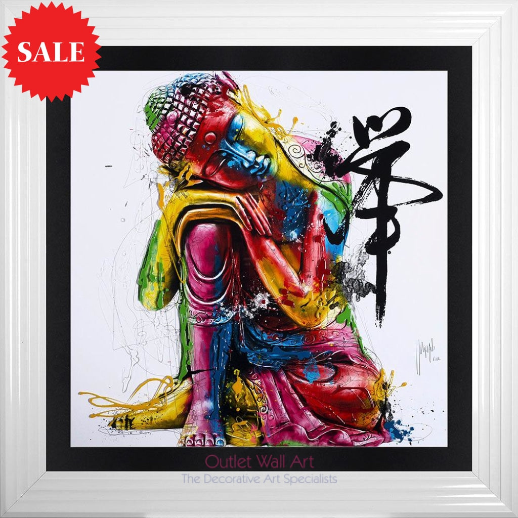 Patrice Murciano Kneeling Buddha Wall Art | Outlet Wall Art