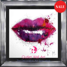 Patrice Murciano Pink Lips wall art - Outlet Wall Art