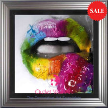 Patrice Murciano Strawberry Lips wall art - Outlet Wall Art