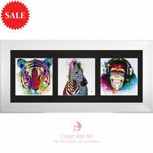 Patrice Murciano Triptych Animals Wall Art 115cm 55cm - Outlet Wall Art