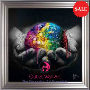 Patrice Murciano World Sphere Glitter Wall Art - Outlet Wall Art