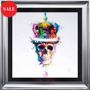 Patrice Skull Crown wall art - Outlet Wall Art