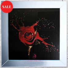 Red Rose Wall Art 75cm x 75cm - Outlet Wall Art