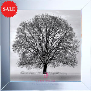 Winter Tree Wall Art 75cm x 75cm - Outlet Wall Art